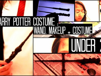 DIY Harry Potter Costume, Makeup + Wand Under 20$ | SharklStephanie