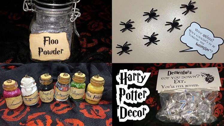 DIY Harry Potter Halloween decor