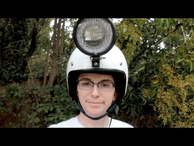 DIY lithium powered 20w LED helmet lamp