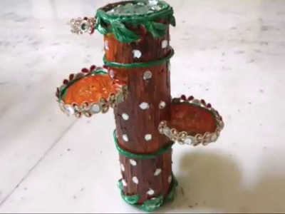 DIY Make Candle Holder With Waste Products