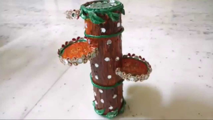 DIY Make Candle Holder With Waste Products