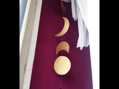 DIY: Moon Phases Wall Hanger