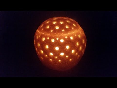 DIY Orange candle