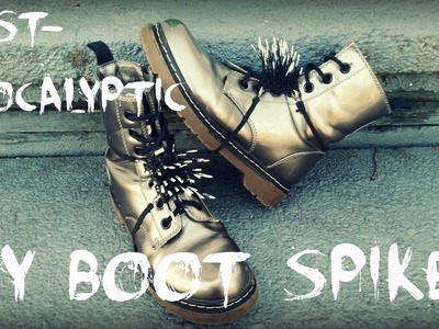 DIY Post Apocalyptic Boot Spikes