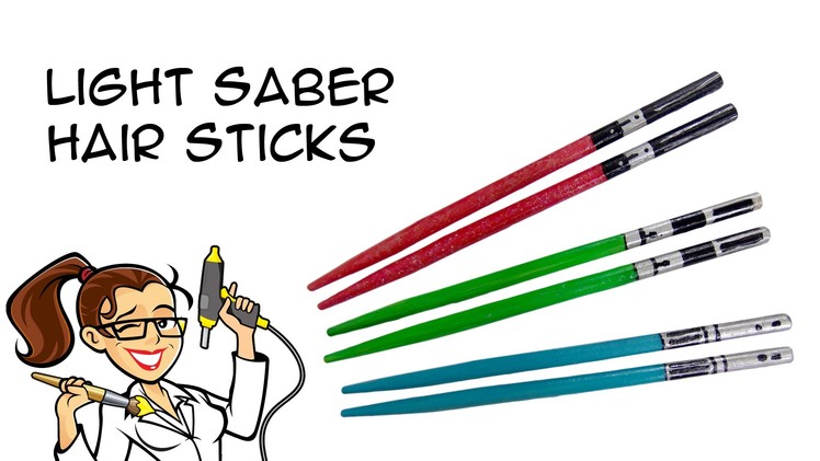 DIY Star Wars Lightsaber Chopsticks: Crafty McFangirl Tutorial