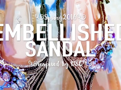 Embellished Sandal DIY