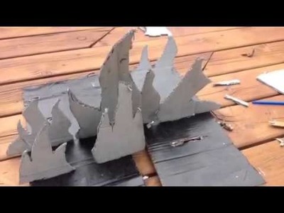 Godzilla DIY costume part 1