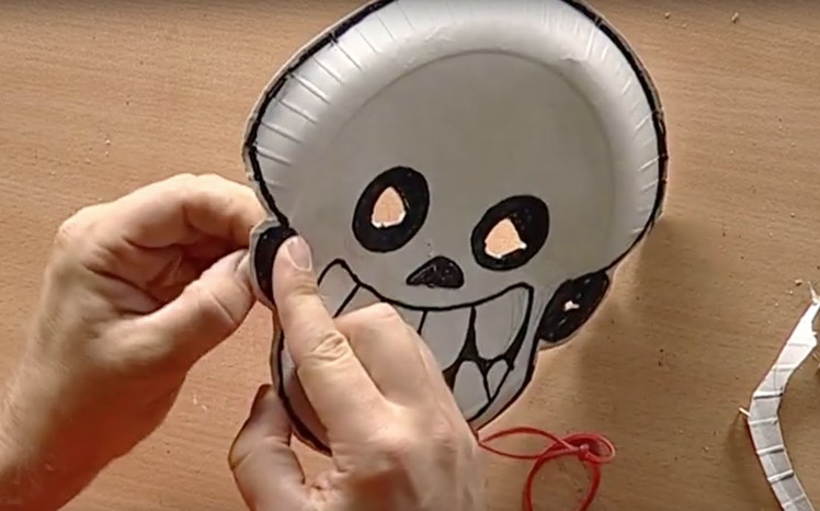 Halloween Crafts Ideas for Kids - Skull Mask | DIY on BoxYourSelf