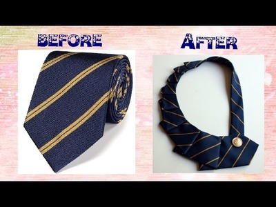 How to Change an Old Tie into an Edgy Necklace - DIY Projects