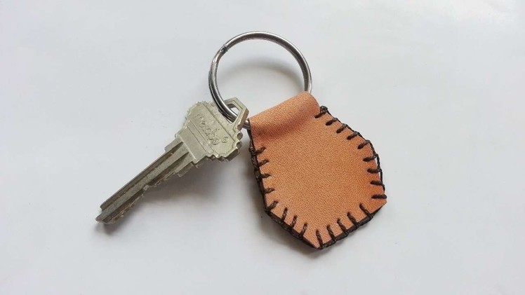 How To Create A Simple Leather Key Fob - DIY Crafts Tutorial - Guidecentral