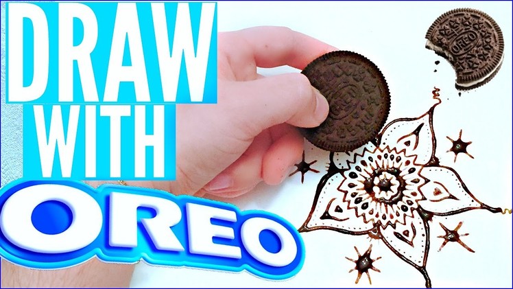 HOW TO DRAW WITH OREOS | DIY OREO ART!