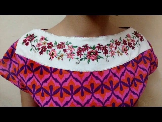 How To Make Boat Neck Top - DIY
