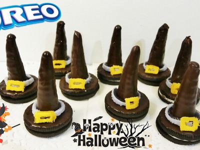 OREO Witch Hats | DIY Halloween Treats | How to make Easy Oreo Which Hats