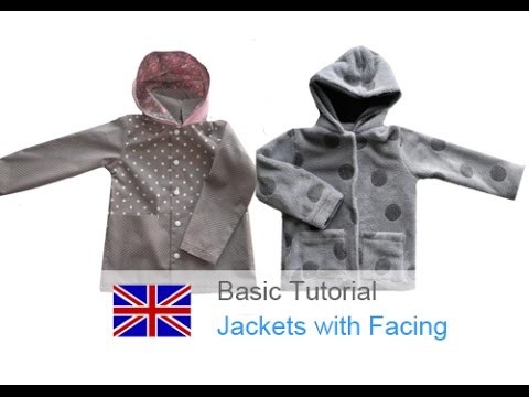 DIY basic sewing tutorial how to sew a jacket with a facing