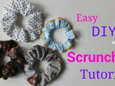 *＊DIY＊* Easy way to make Hair Scrunchie.♪*