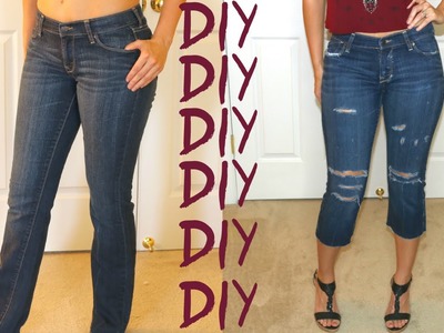 DIY | How to create Distressed Jeans