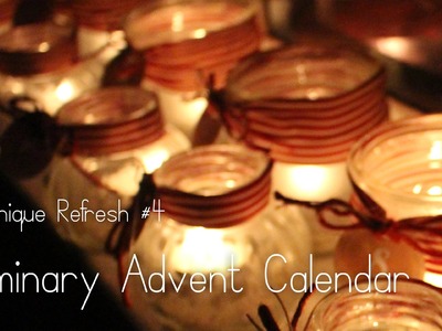DIY Luminary Advent Calendar