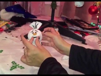 DIY Olaf Inspired Snowman [Tutorial]