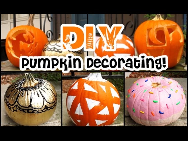 DIY Pumpkin Decorating Ideas! | STYLOWEEN