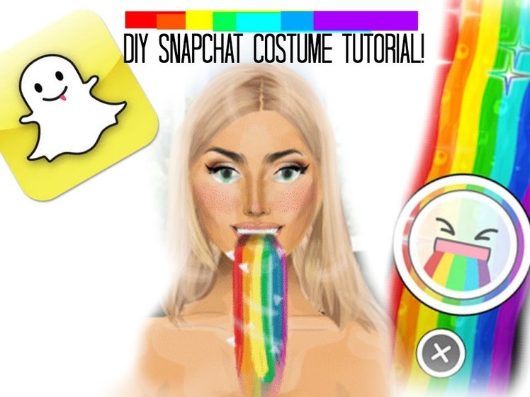 DIY  SnapChat Costume EASY TUTORIAL!