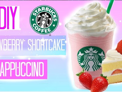 DIY Starbucks Strawberry Shortcake Frappuccino