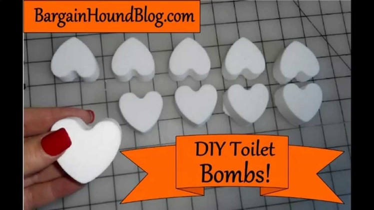 DIY Toilet Cleaning Bombs Tutorial