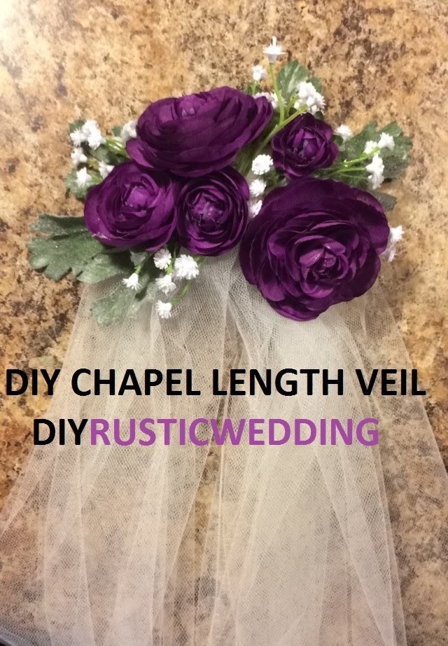 DIY Wedding Veil (Chapel Length) - DIYRUSTICBRIDE