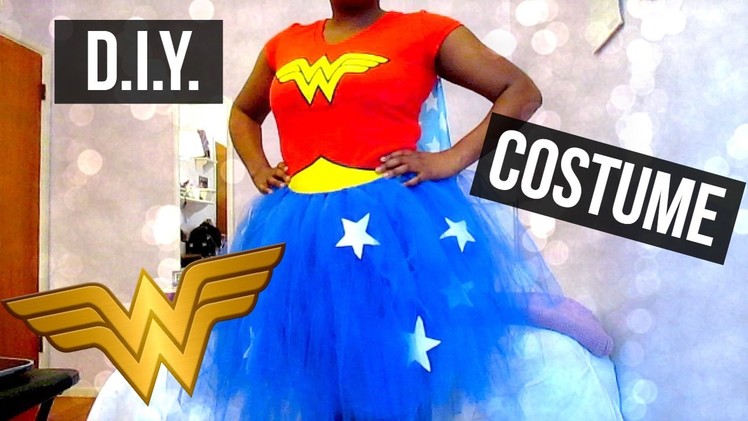 DIY Wonder Woman Tutu Costume | No Sew!