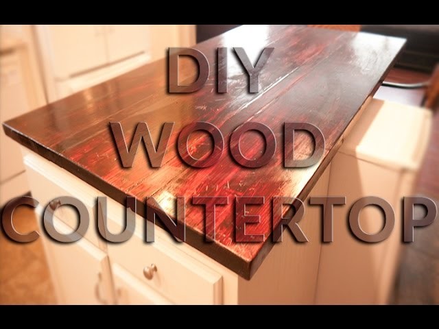 DIY Wood Countertop | Butcher Block Style | Anyone Can Do This One!