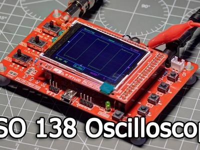 DSO 138 DIY oscilloscope - calibration and test