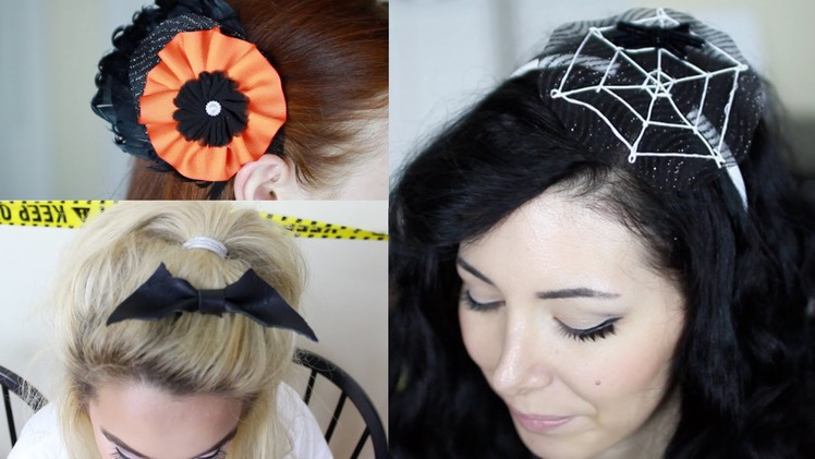 Easy DIY Halloween Hair Accessories