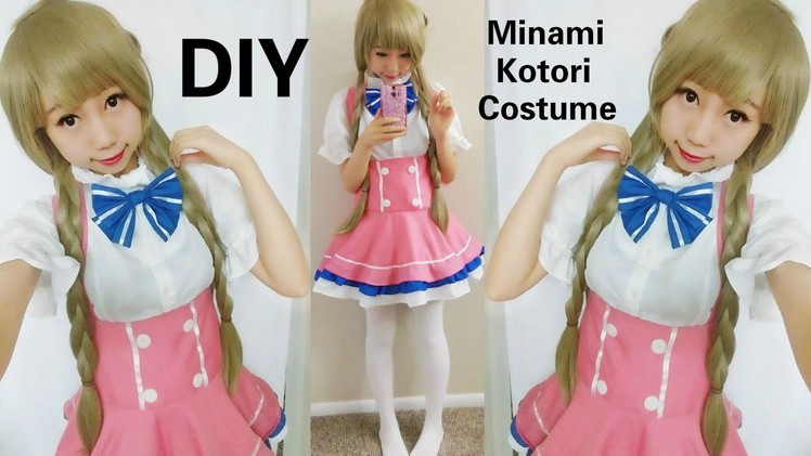 Halloween Cosplay Costume DIY: Sew Love Live Minami Kotori Lolita Dress Maid Uniform