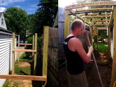 How to Build a  Ninja Warrior Obstacle Course! DIY