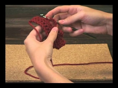How to crochet a chained buttonhole loop