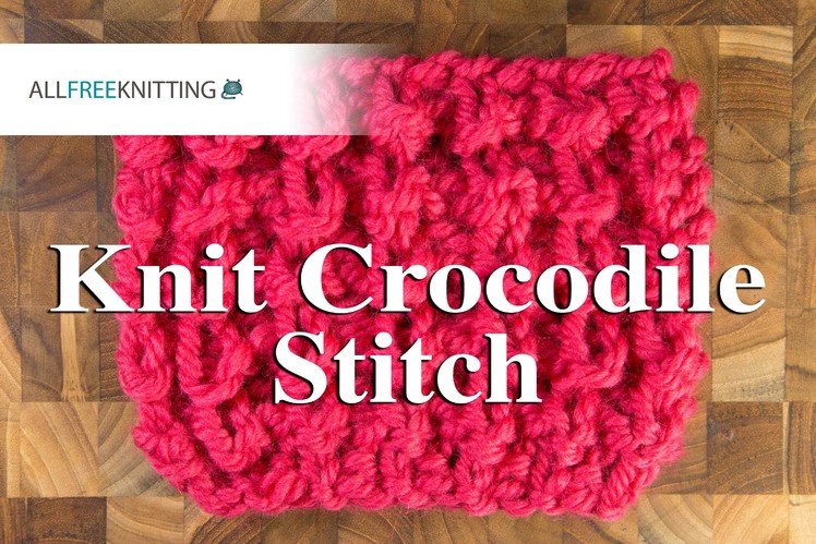 How to: Crocodile Stitch