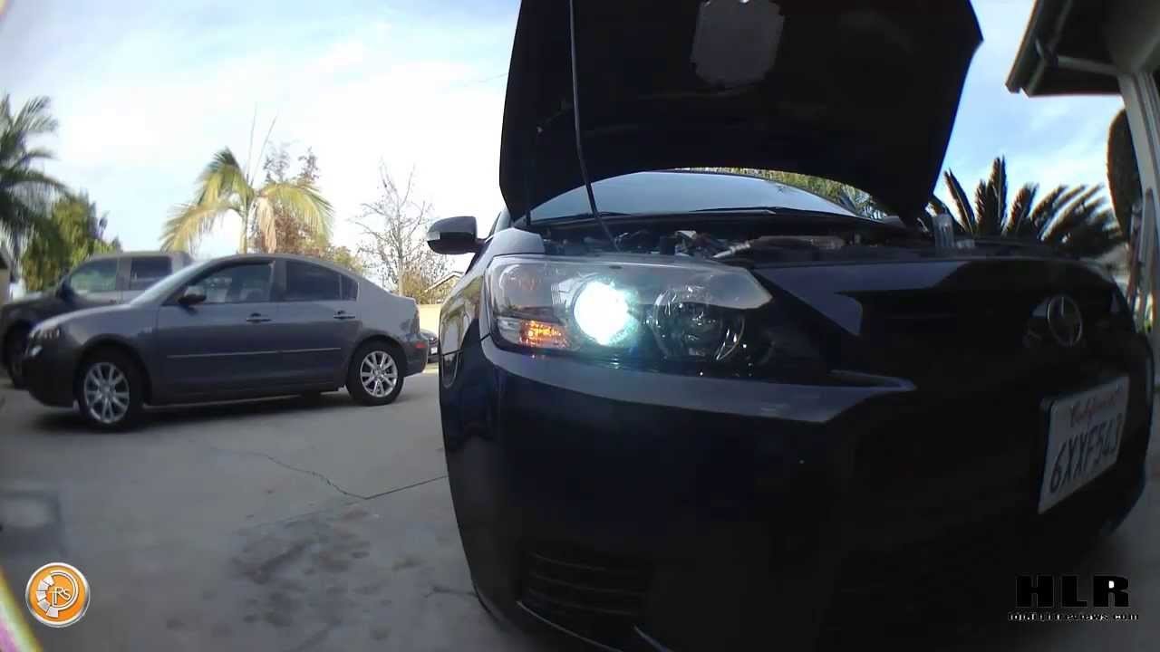 How to Install HIDs [Conversion Kit] DIY : Scion TC