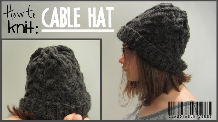 How to Knit a Cable Hat