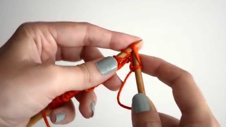 How to knit the double garter stitch