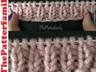 How to Knit the Super Stretchy Cast On│by ThePatterfamily