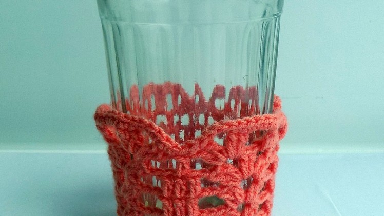 How To Make a Beautiful Crocheted Glass Holder - DIY Home Tutorial - Guidecentral