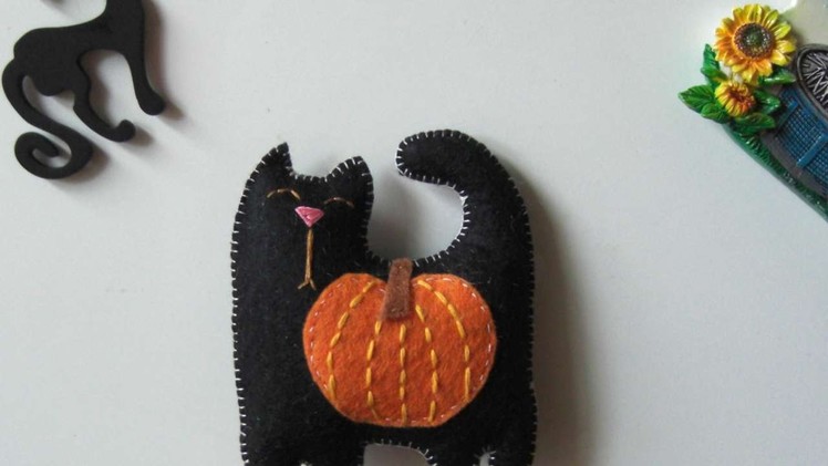 How To Make A Cat  Halloween Magnet - DIY Crafts Tutorial - Guidecentral