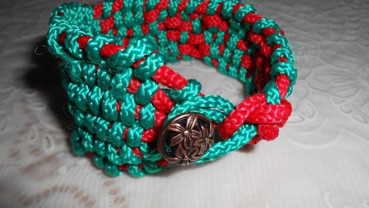 How To Make A Colorful Cord Bracelet - DIY Style Tutorial - Guidecentral