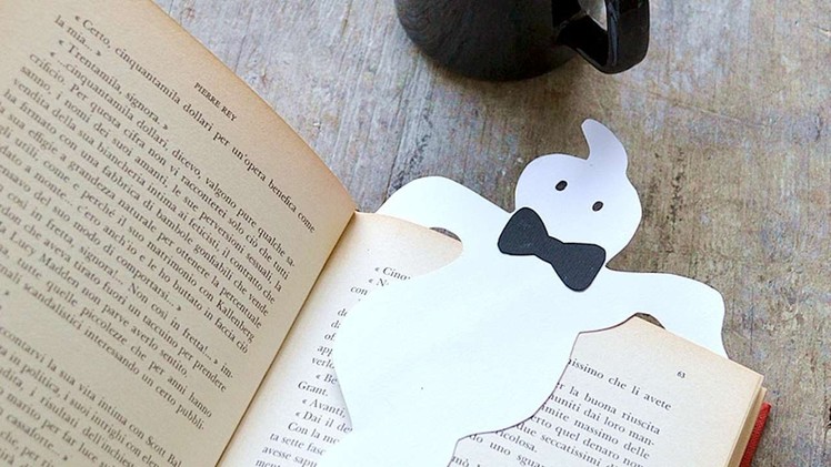 How To Make A Paper Ghost Bookmark - DIY Crafts Tutorial - Guidecentral