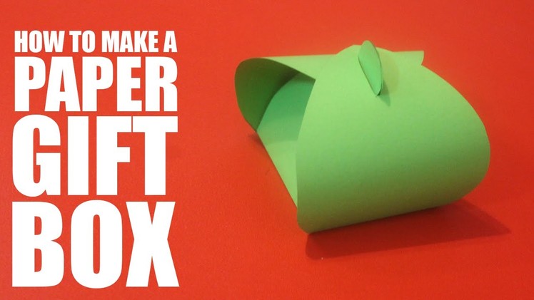 How to make a paper gift box - DIY gift box tutorial