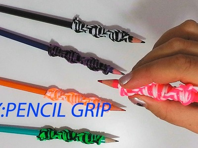 How to Make a Pencil Grip DIY WITH THREAD SCOUBIDOU ADAPTER PENCIL CRAFTS