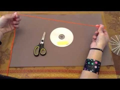 How to make a recycled CD loom