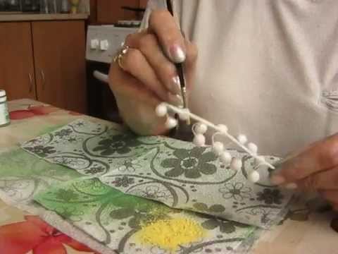How to make lily of the valley from sugar paste.part Four.- coloring