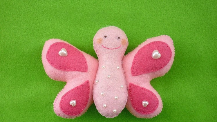 How To To Make a Cheerful Butterfly of Felt - DIY Crafts Tutorial - Guidecentral