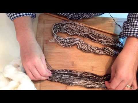 Louet Fiber Pack & How to Make Uncarded Rolags