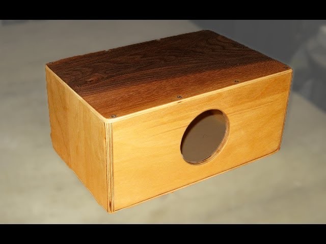 Make a mini Cajon - DIY